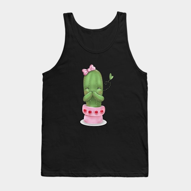 Cute cactus Tank Top by FoxTag